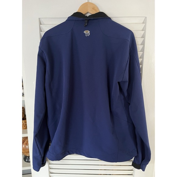 Mountain Hardwear Offwidth Blue XL Full Zip  Softshell Jacket - Men's XL - Picture 6 of 6